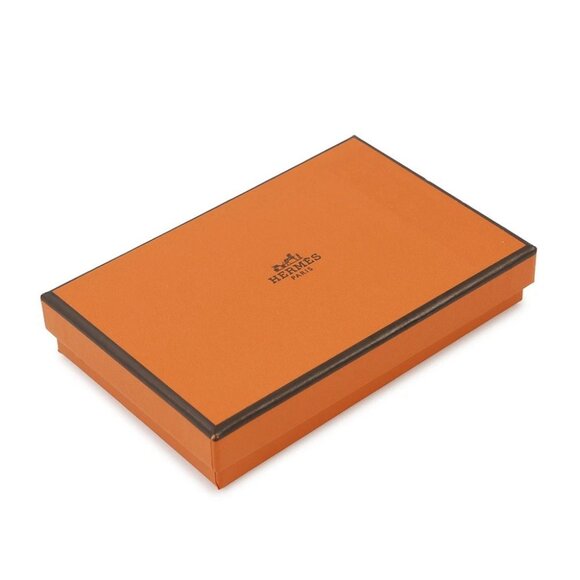 HERMES Calvi Box Calf Leather Rouge Piman - Picture 7 of 11